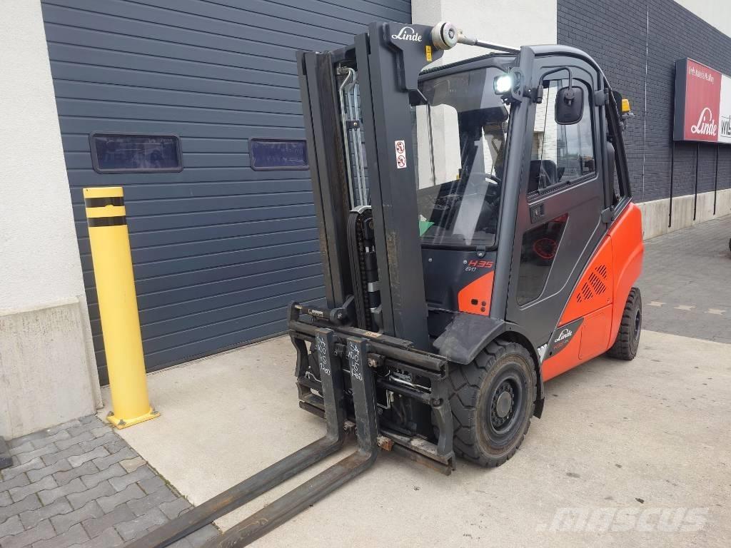 Linde H35T/393-02 天然气叉车