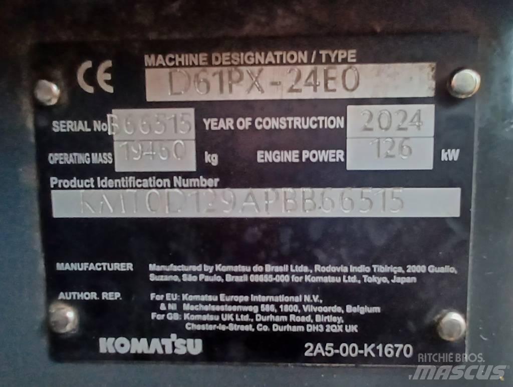 Komatsu D61PX-24 履带式推土机