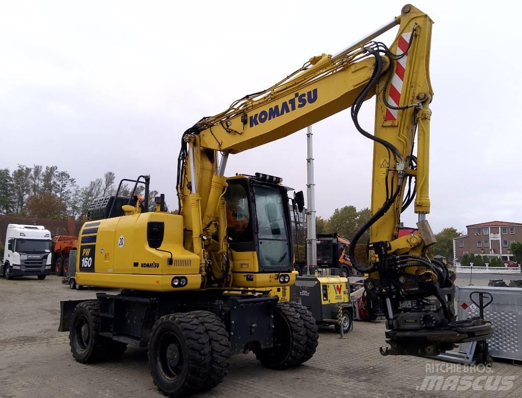 Komatsu PW160-11 轮式挖掘机