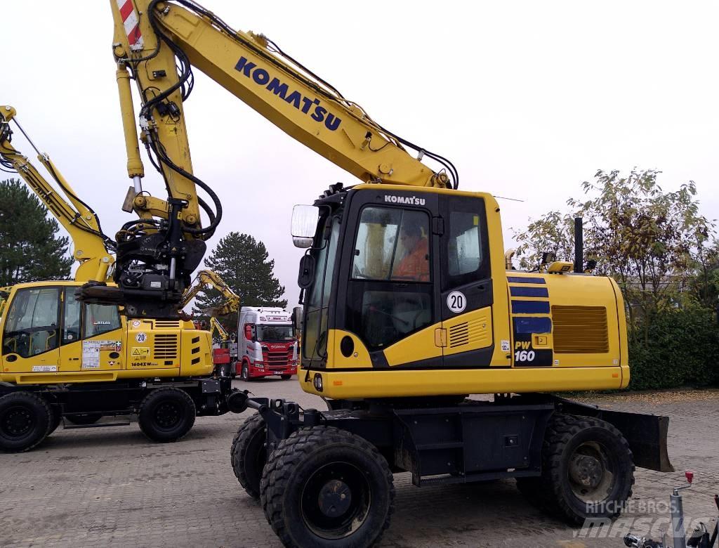 Komatsu PW160-11 轮式挖掘机