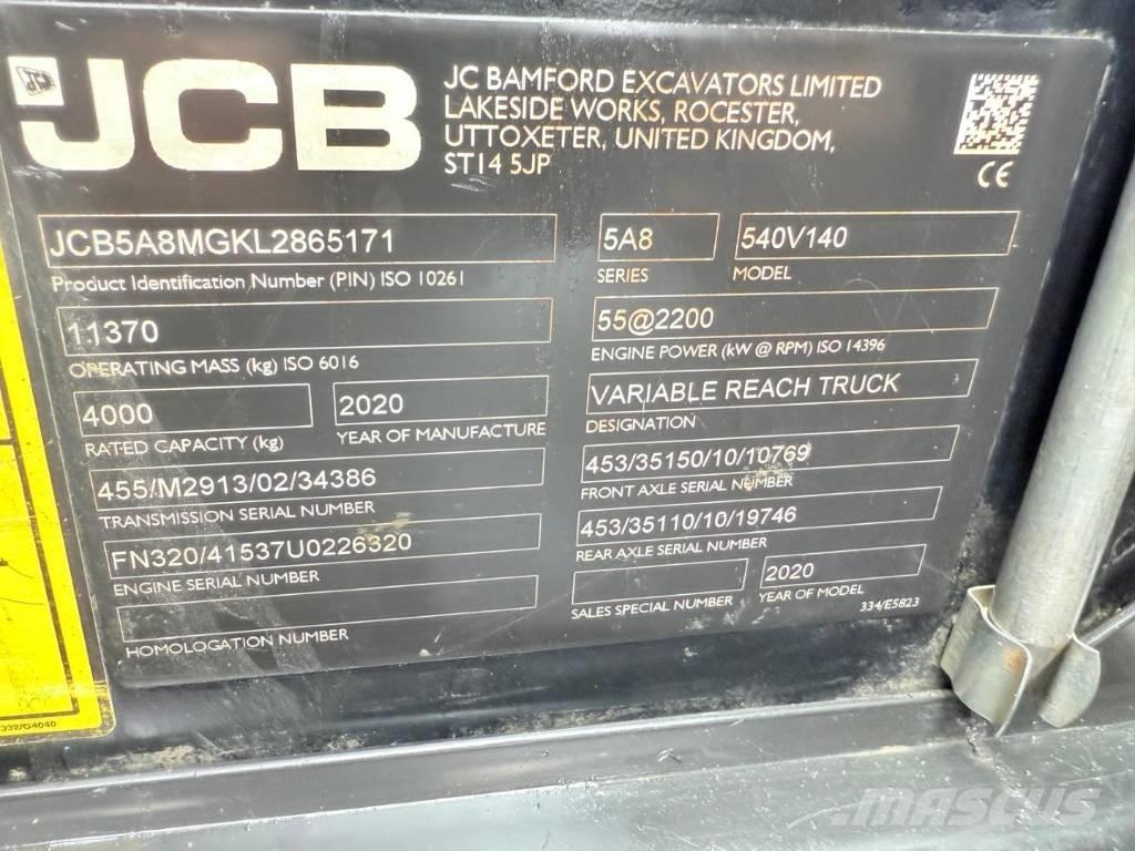 JCB 540-140 伸缩臂叉装车|叉装车