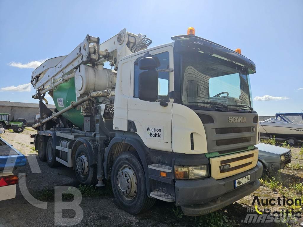 Scania P 420 混凝土输送泵|布料机