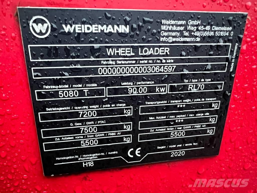 Weidemann 5080T 伸缩轮式装载机