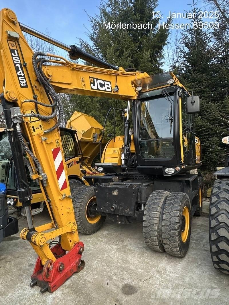 JCB JS145W PLUS 轮式挖掘机