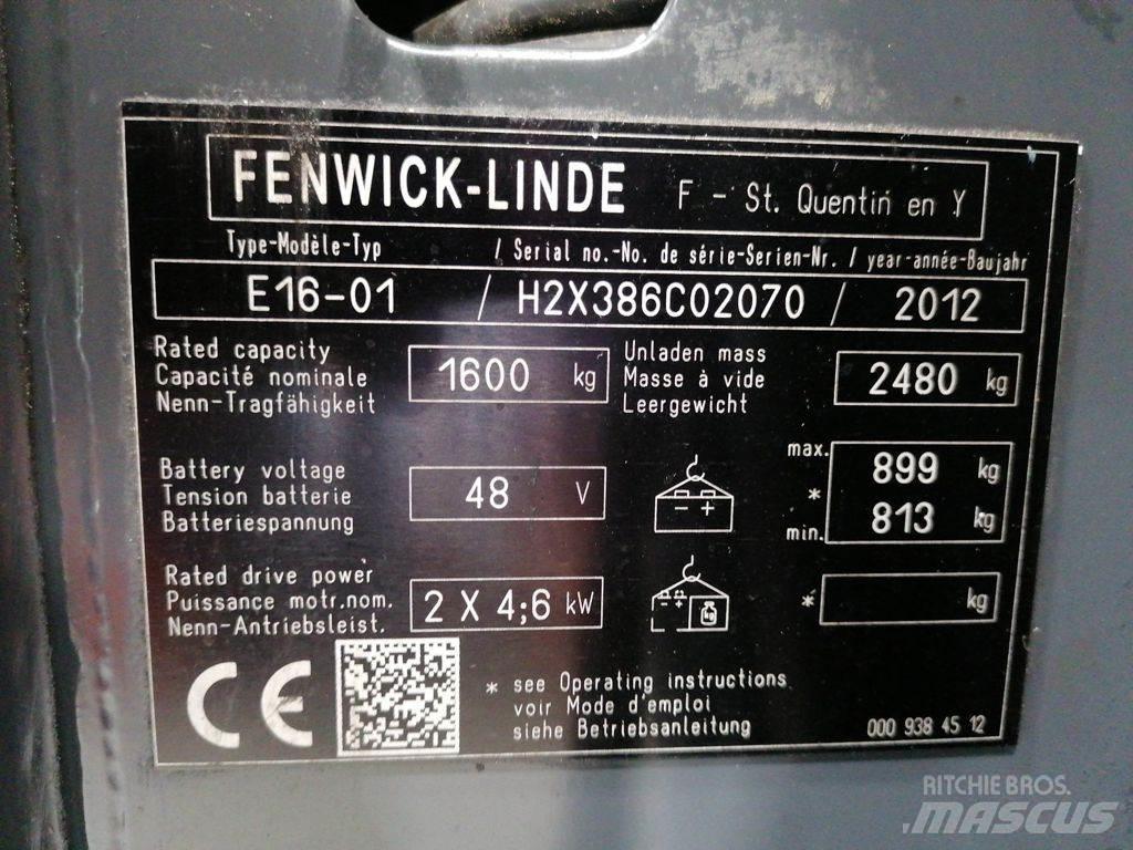 Linde E16-01 电动叉车