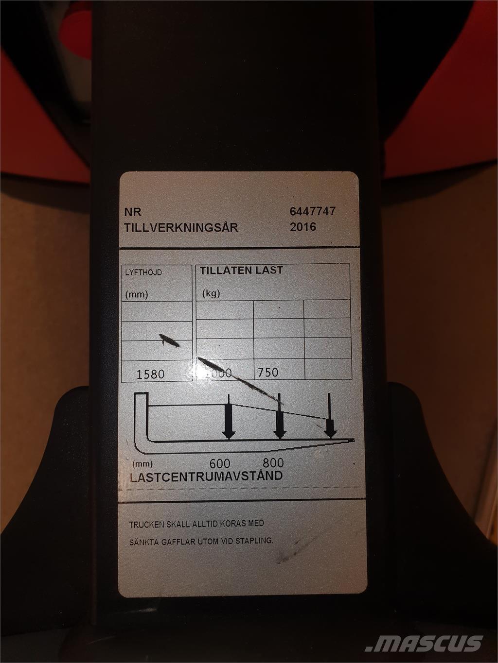 BT HWE100 行走式堆垛机