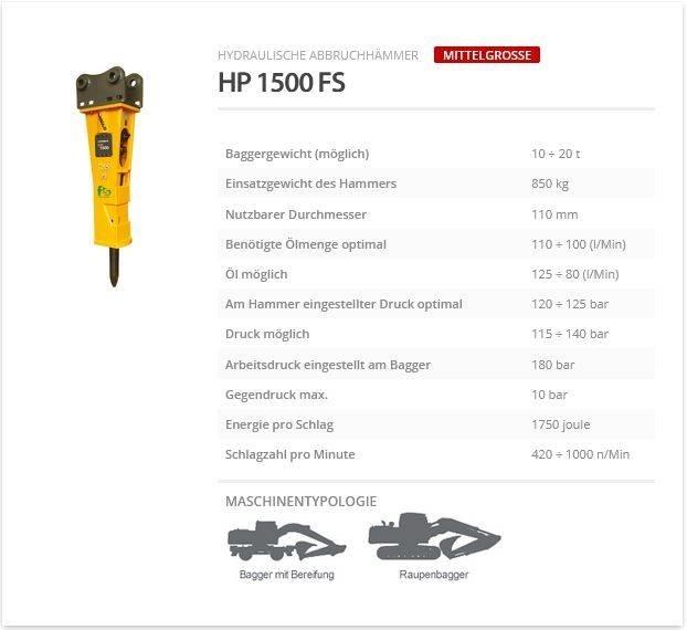 Indeco HP 1500 FS 破碎锤