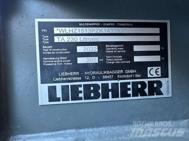 Liebherr TA 230 铰接式自卸车