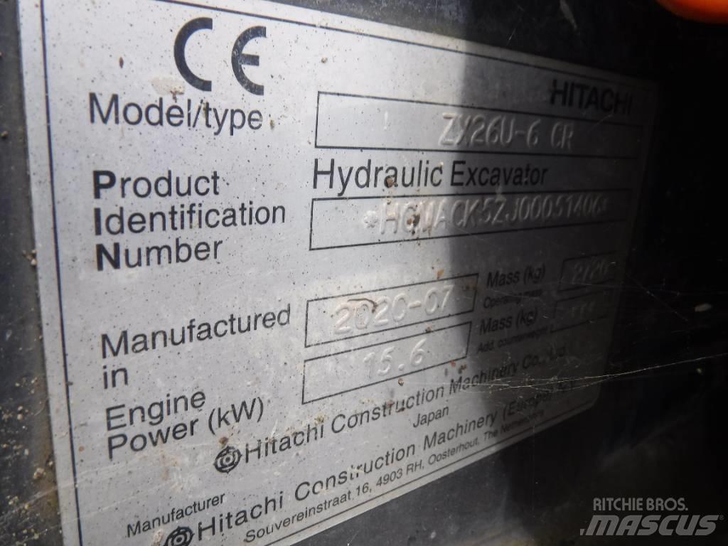 Hitachi ZX 26 U-6 小型挖掘机