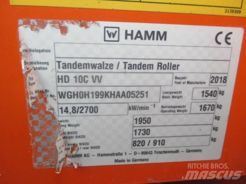 Hamm HD 10 C VV 双轮压路机