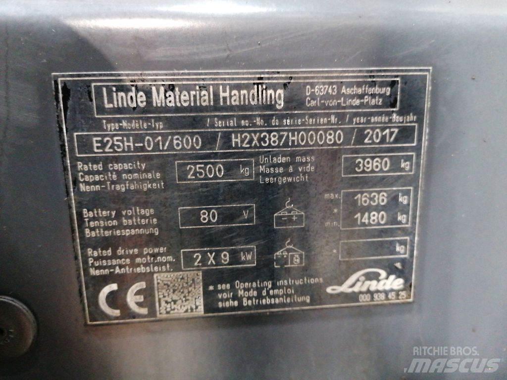 Linde E25H-01/600 电动叉车