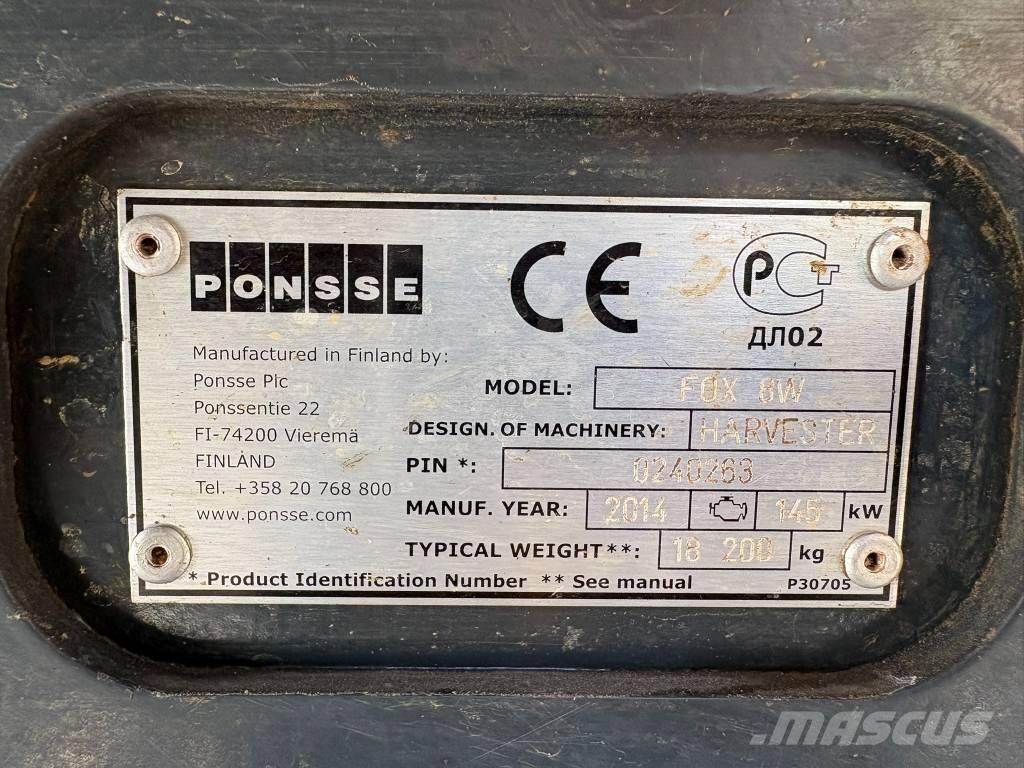 Ponsse Fox 收割机