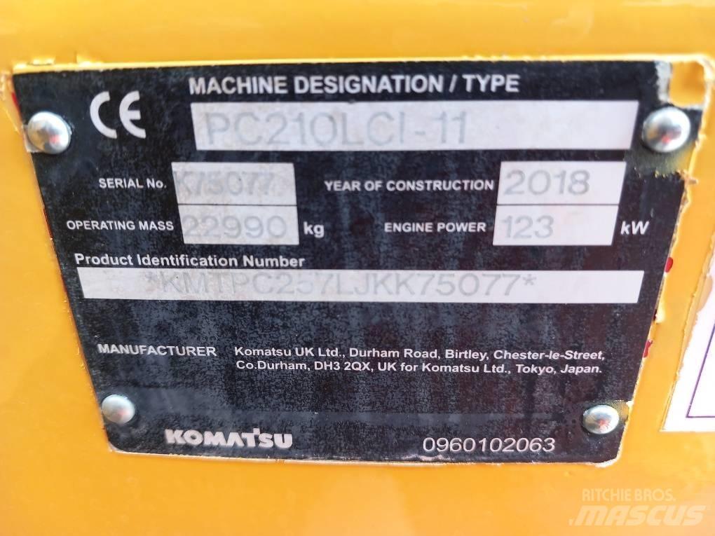 Komatsu PC210LCI-11 履带挖掘机