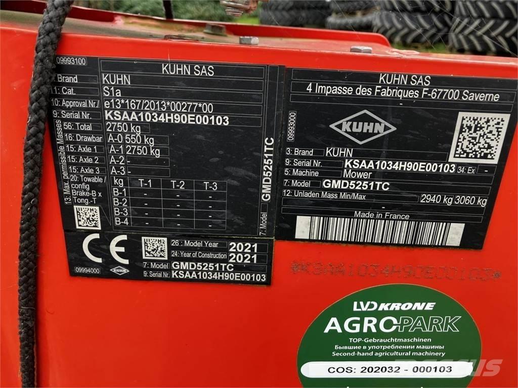 Kuhn GMD5251TC 割草机