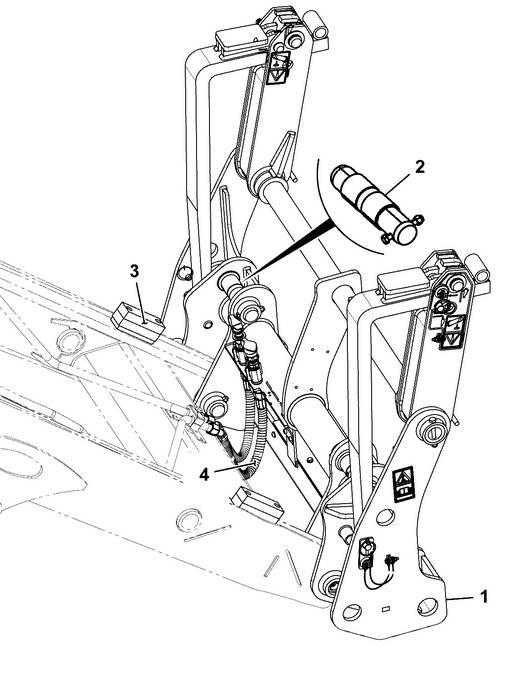 JCB 4 CX 快速连接器