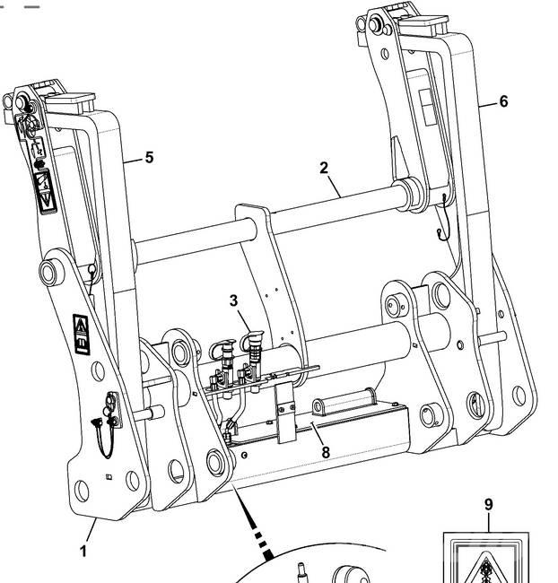 JCB 4 CX 快速连接器