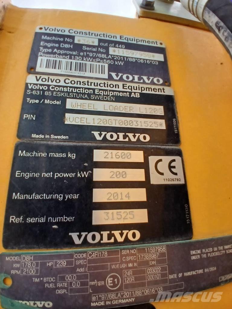 Volvo L 120 G 轮式装载机