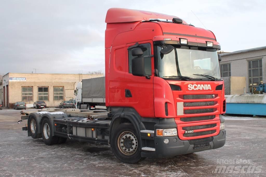 Scania R480 LB6X2HNB 集装箱叉车