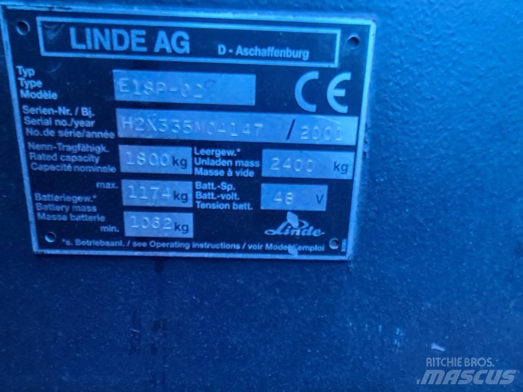 Linde E16P 电动叉车