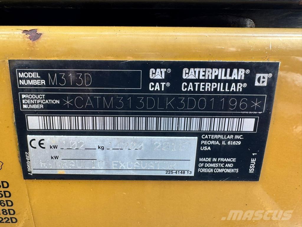 CAT M313D - CE 轮式挖掘机