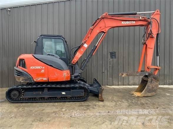 Kubota KX080-4 履带挖掘机