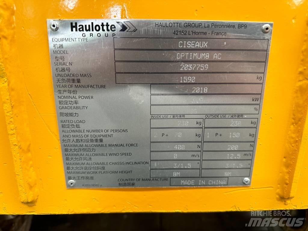 Haulotte OPTIMUM 8 剪叉式升降机
