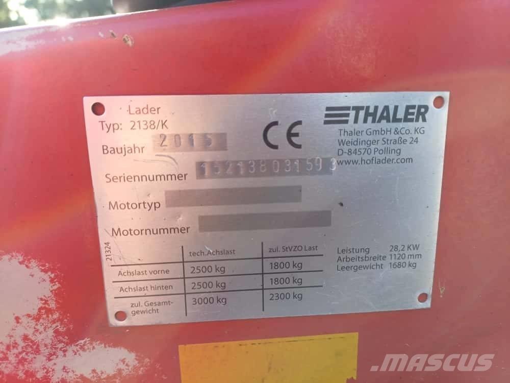 Thaler 2138/K 轮式装载机