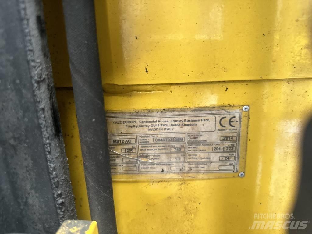 Yale ms12 手推堆垛车