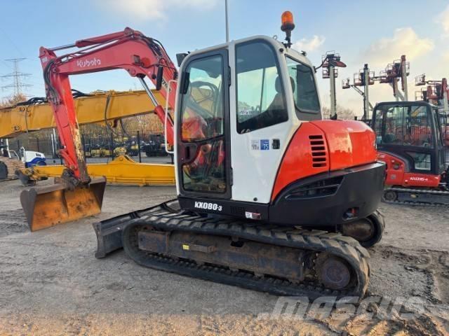 Kubota KX 080-3 中型挖掘机