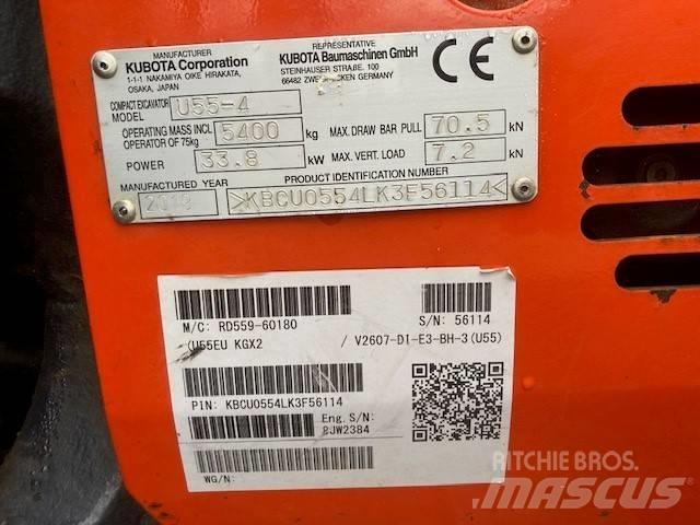 Kubota U 55-4 小型挖掘机