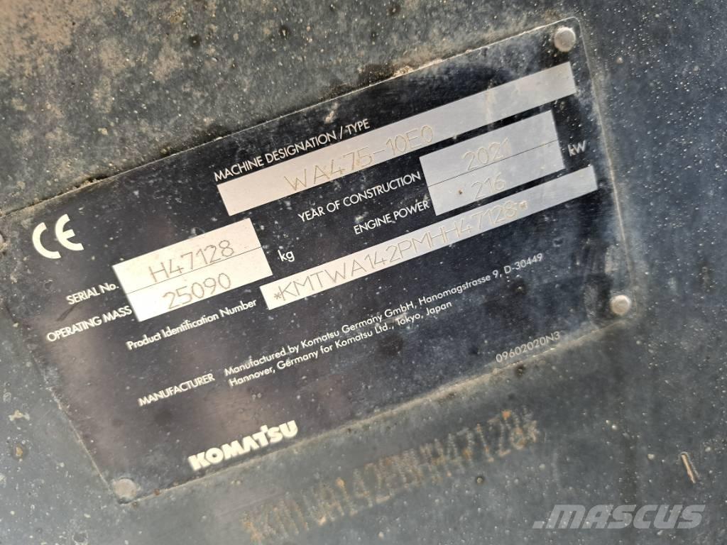 Komatsu WA475-10E0 轮式装载机