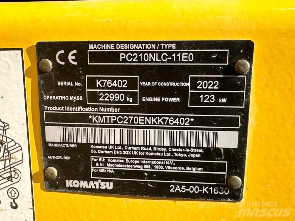 Komatsu PC 210 NLC 履带挖掘机