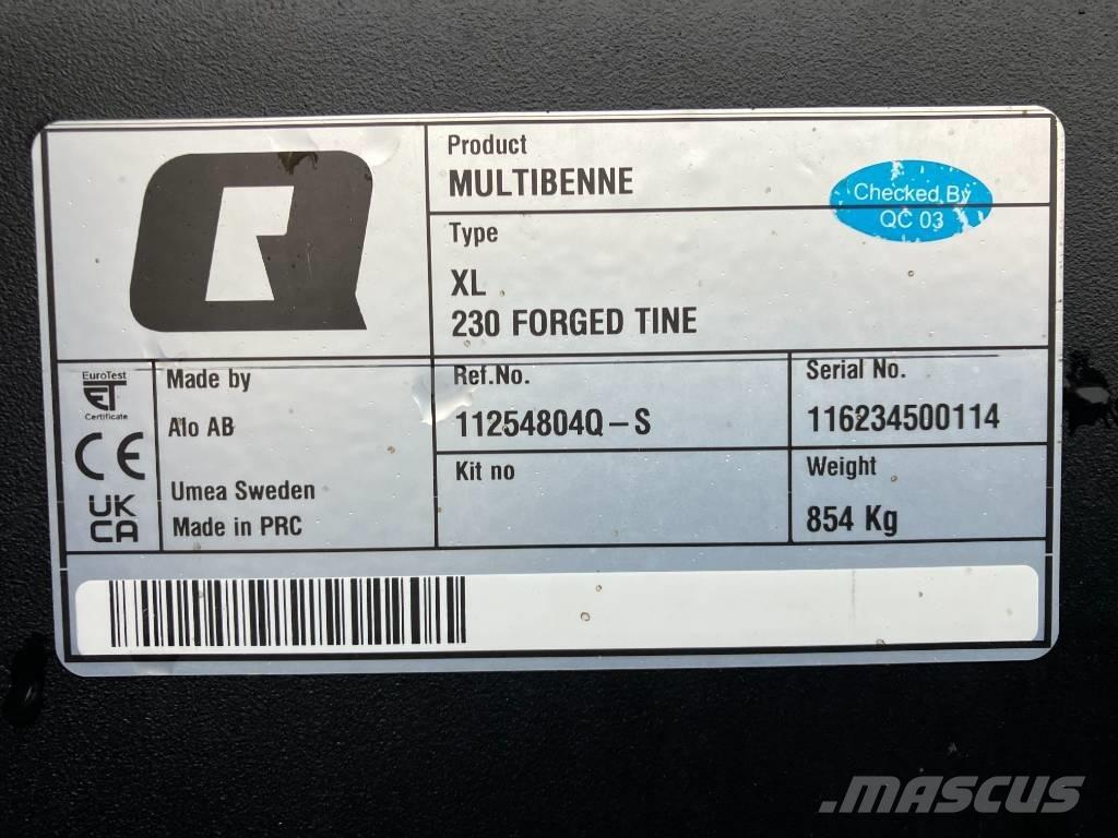 Ålö Multibenne XL 前装载配件