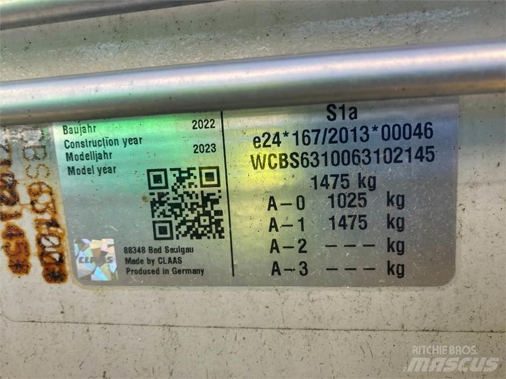 CLAAS VOLTO 1300 T 犁耙和摊草机