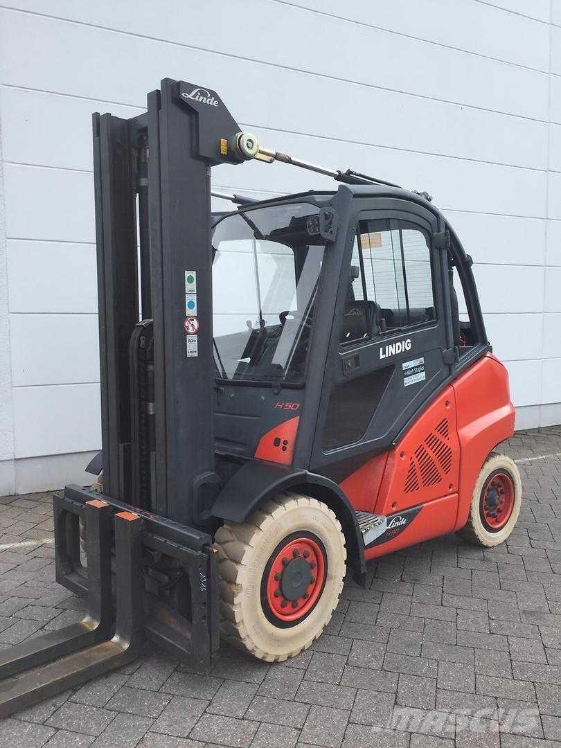 Linde H50T 天然气叉车