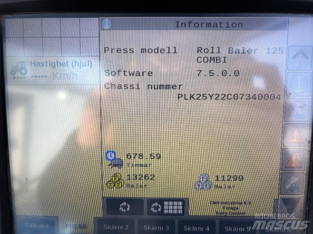 New Holland RB 125 圆捆打捆机