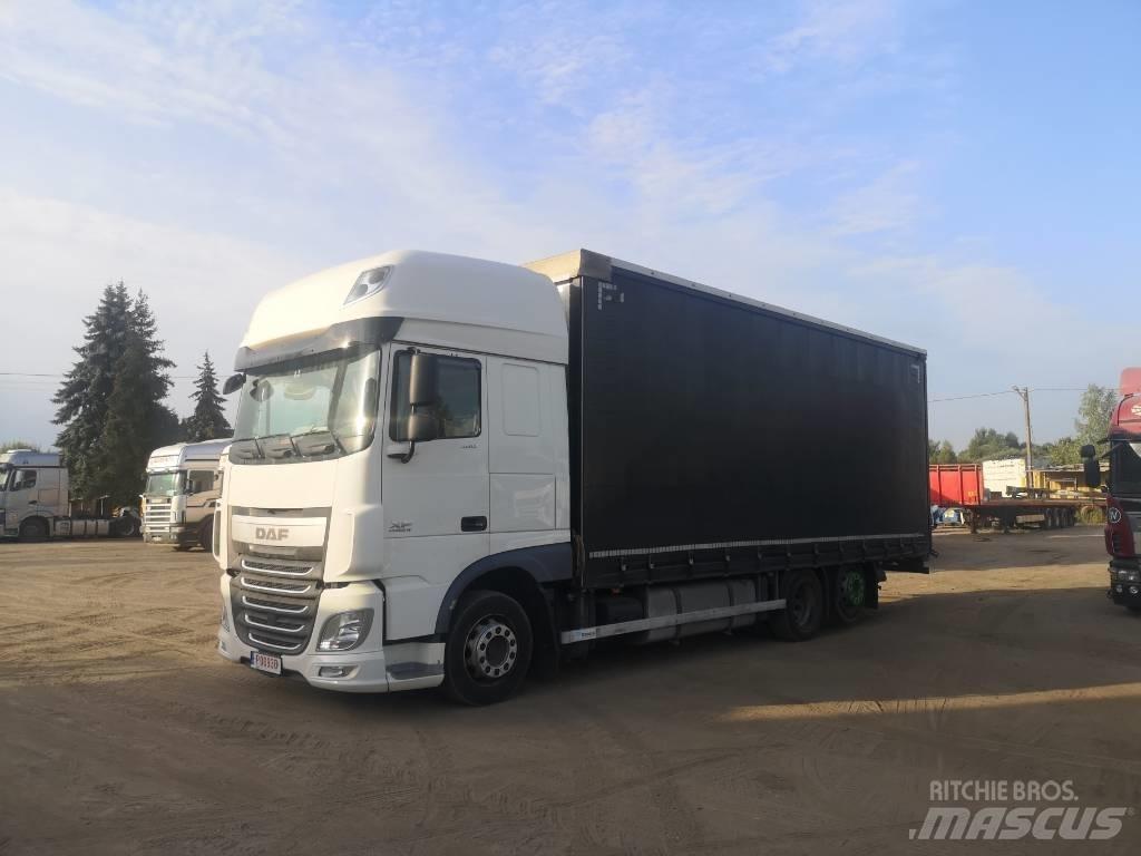 DAF XF 480 6x2 Jumbo 篷布货车