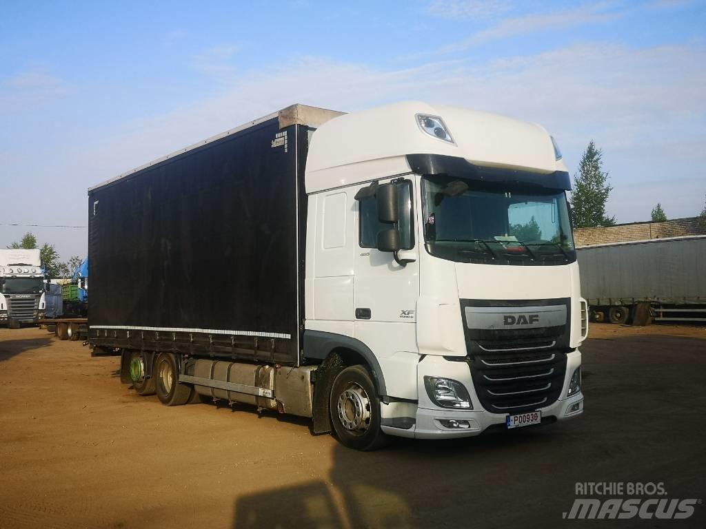 DAF XF 480 6x2 Jumbo 篷布货车