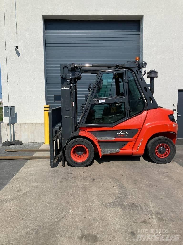 Linde H80D/396-03 柴油叉车
