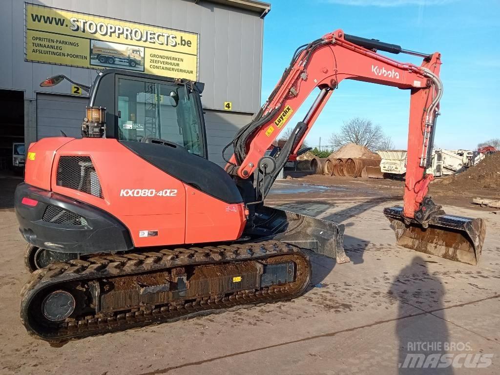 Kubota KX 080 中型挖掘机