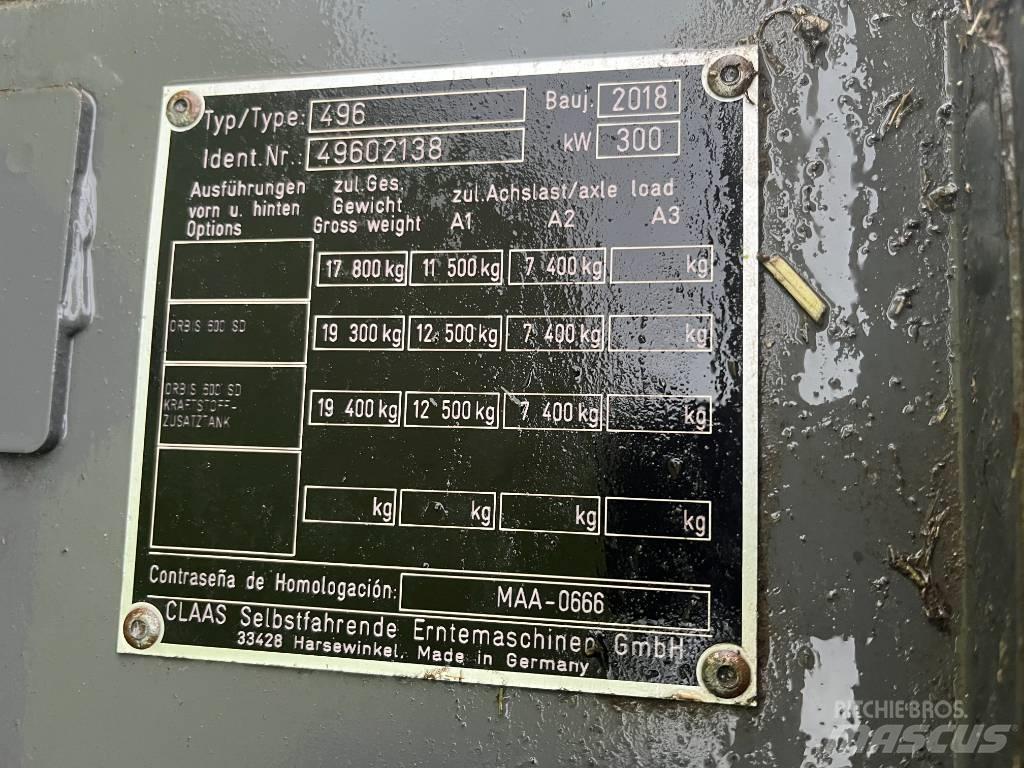 CLAAS Jaguar 840 自走式青贮饲料收割机