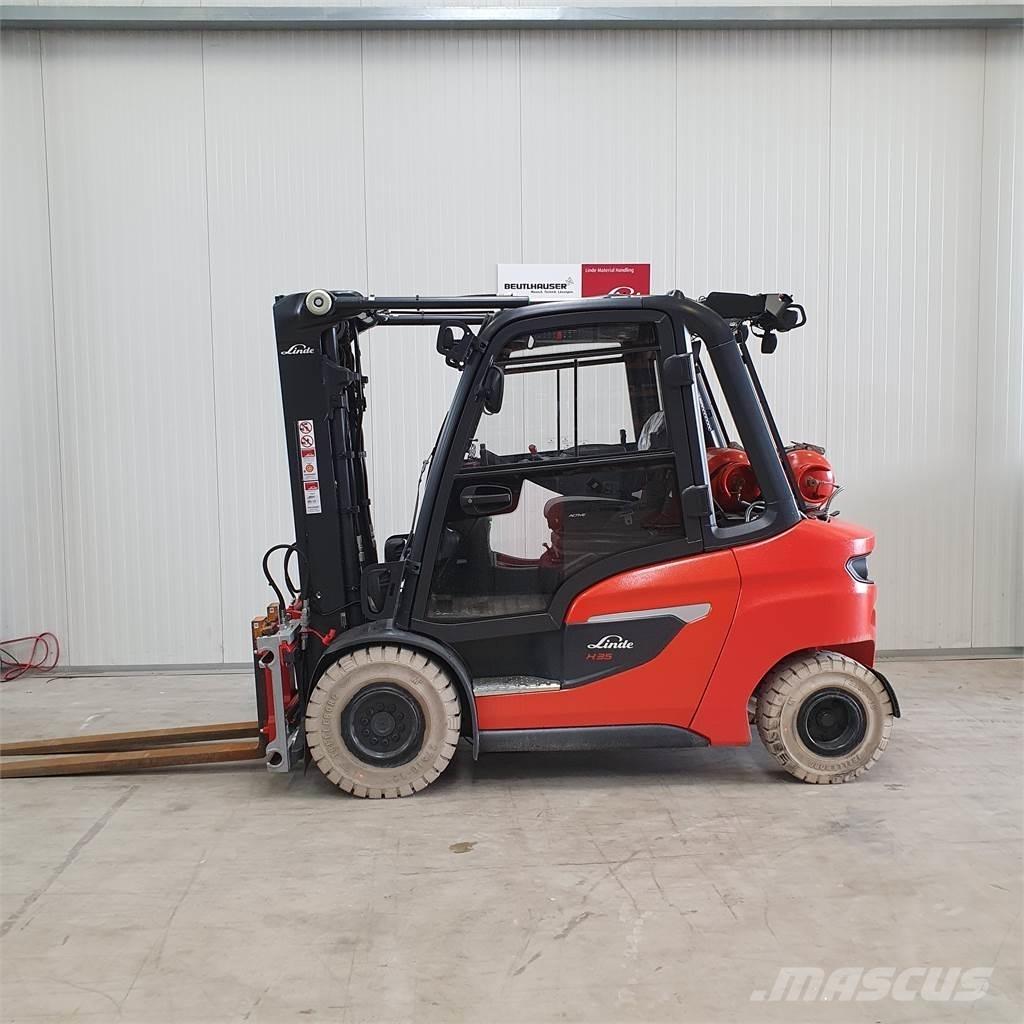 Linde H35T 天然气叉车