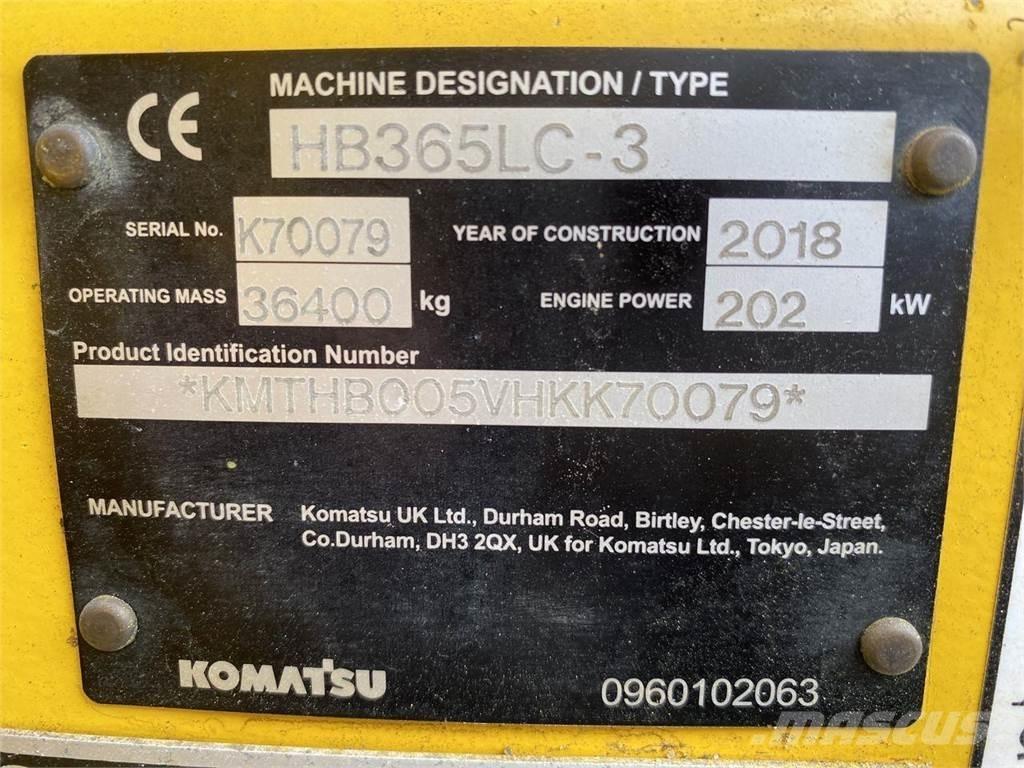 Komatsu HB365LC-3 履带挖掘机