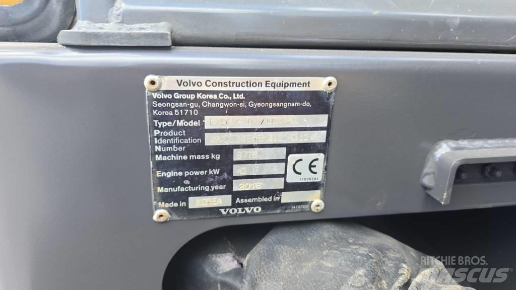 Volvo ECR 88 D 中型挖掘机