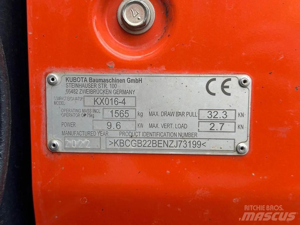 Kubota KX016-4 小型挖掘机