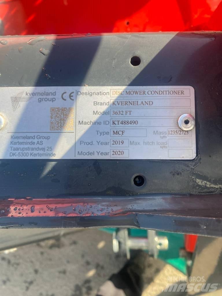 Kverneland 3632Ft 割草调节装置