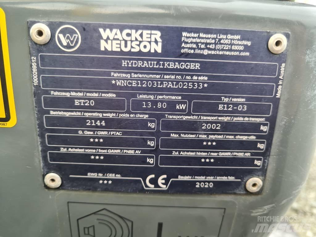 Wacker Neuson ET20 履带挖掘机