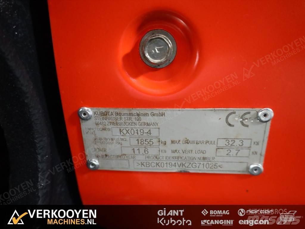 Kubota KX019-4 小型挖掘机