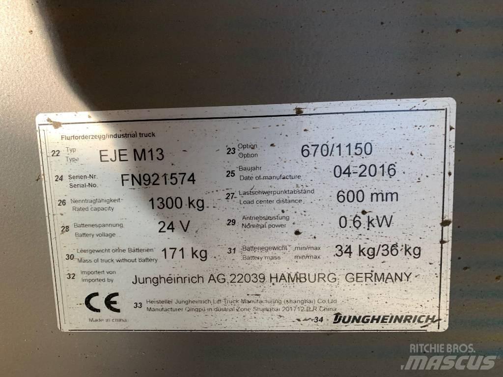 Jungheinrich EJE M13 手摇升降机