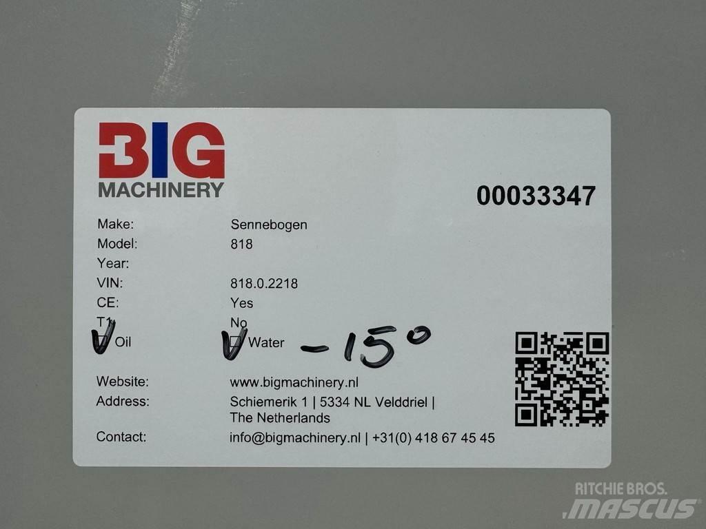 Sennebogen 818E 轮式挖掘机